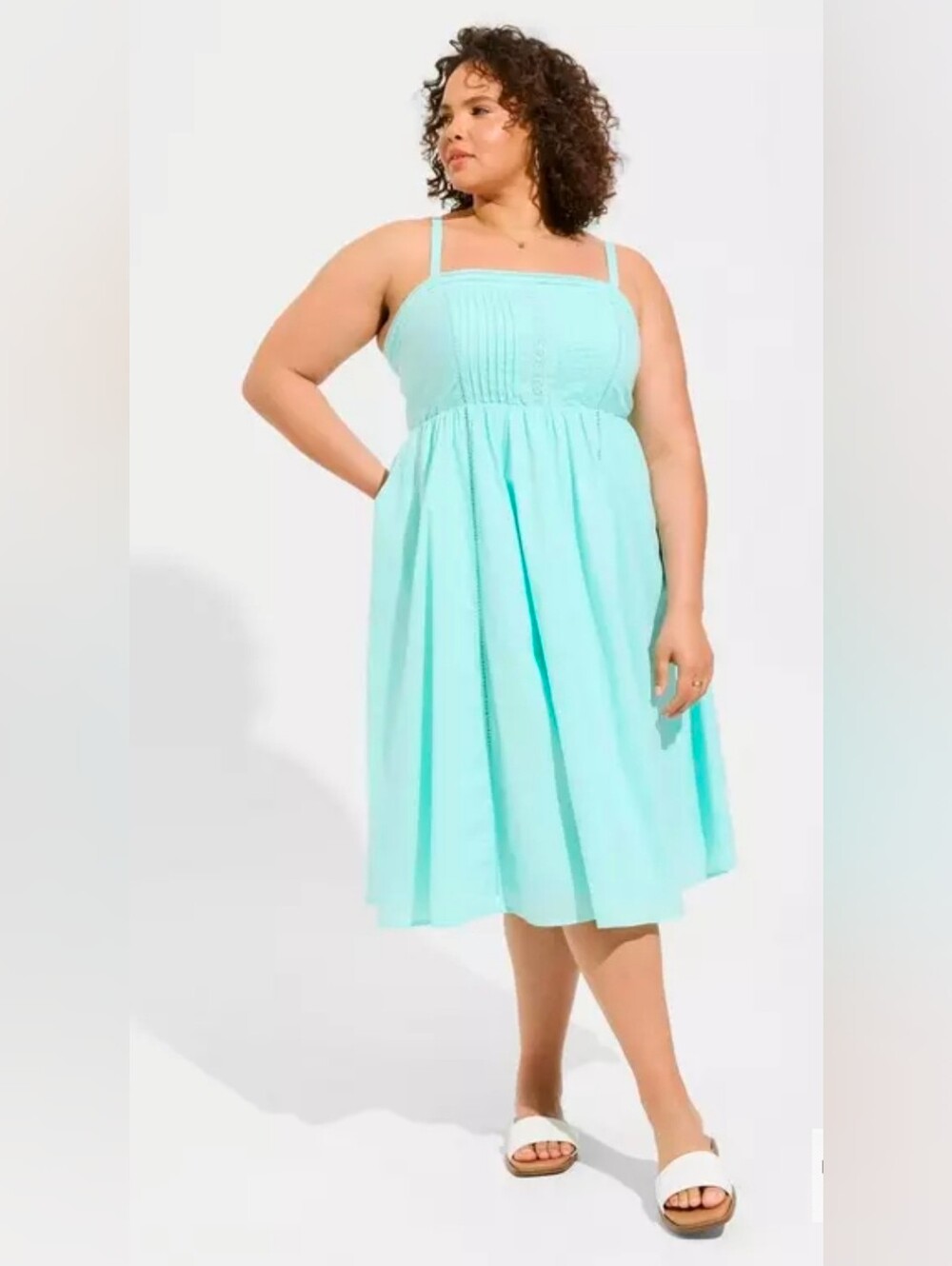 torrid Spaghetti-Strap Midi dress